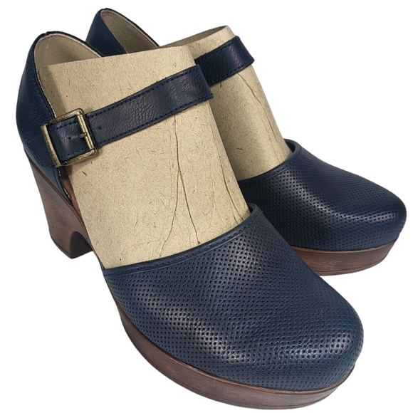 B.O.C. Gia Round Toe Mary Jane Shoes Blue 9 - Picture 8 of 10
